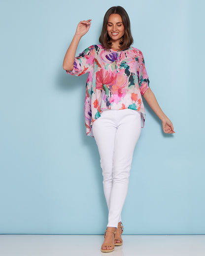 Farida Blouse - Spring Blossom