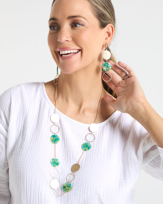 Delamare SET - Gold/Emerald