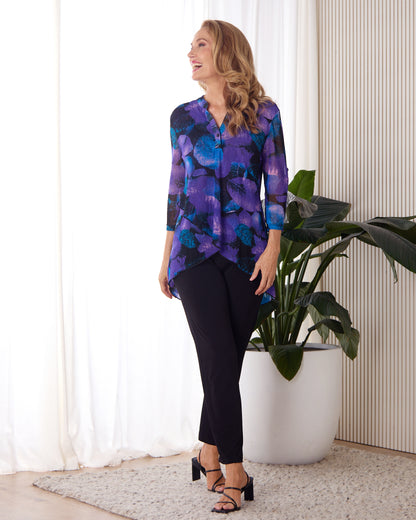 Fernside Top - Midnight Flora