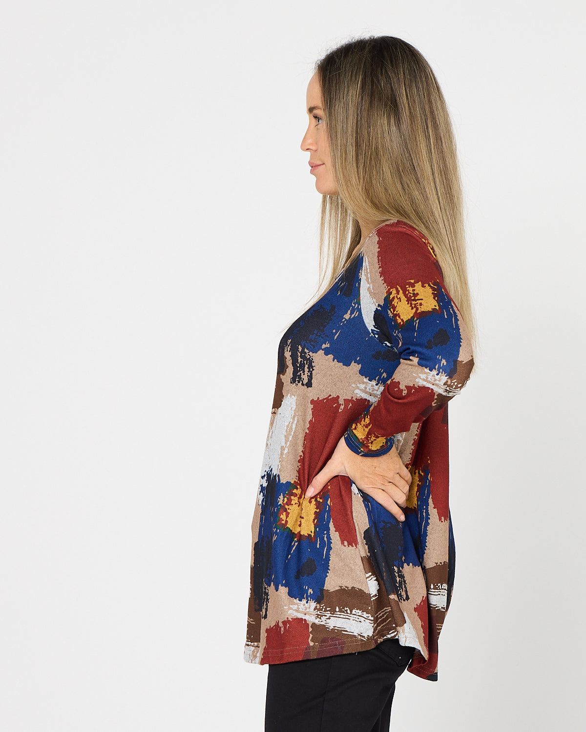 Georgia Long Sleeve Top - Autumn Canvas