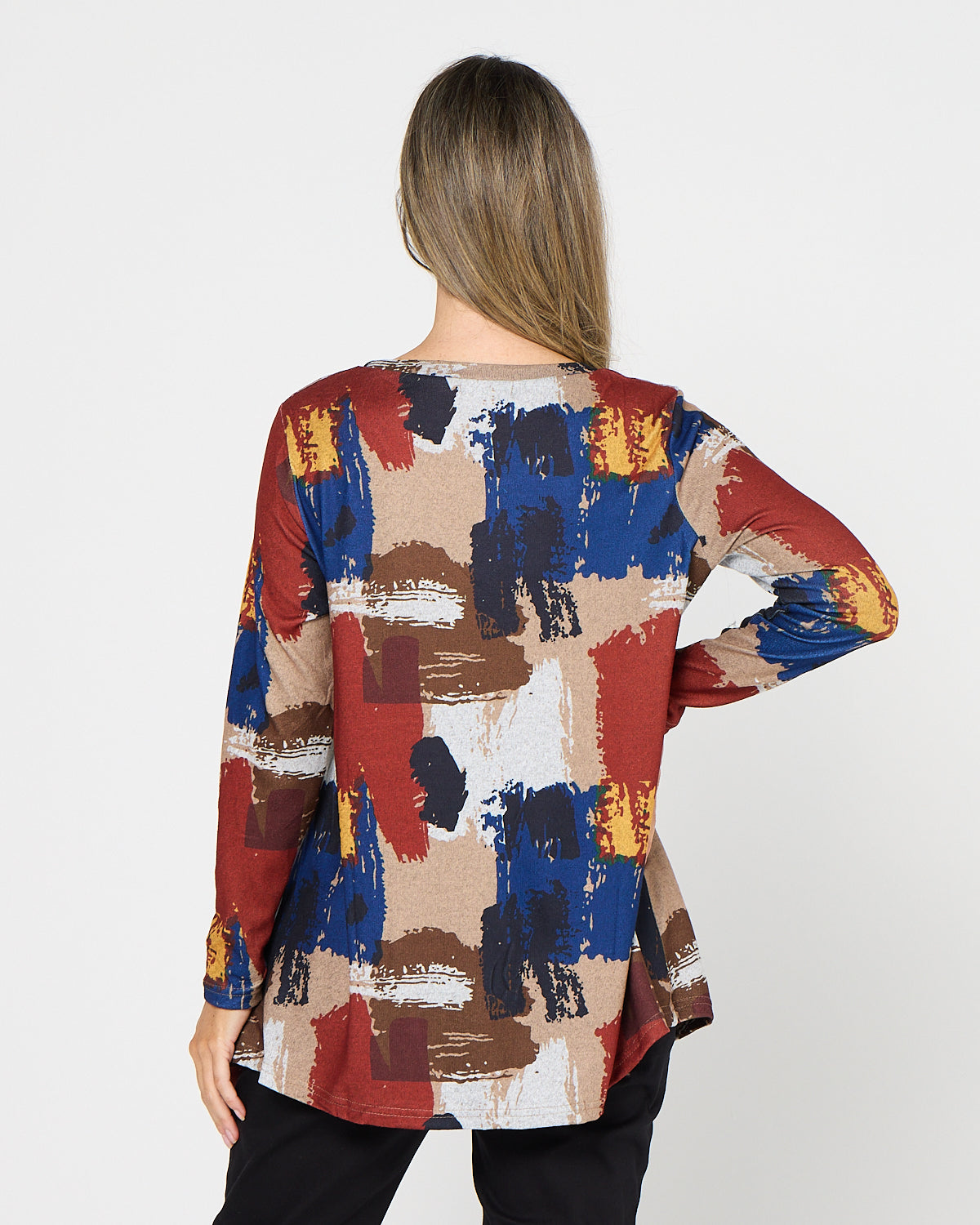 Georgia Long Sleeve Top - Autumn Canvas