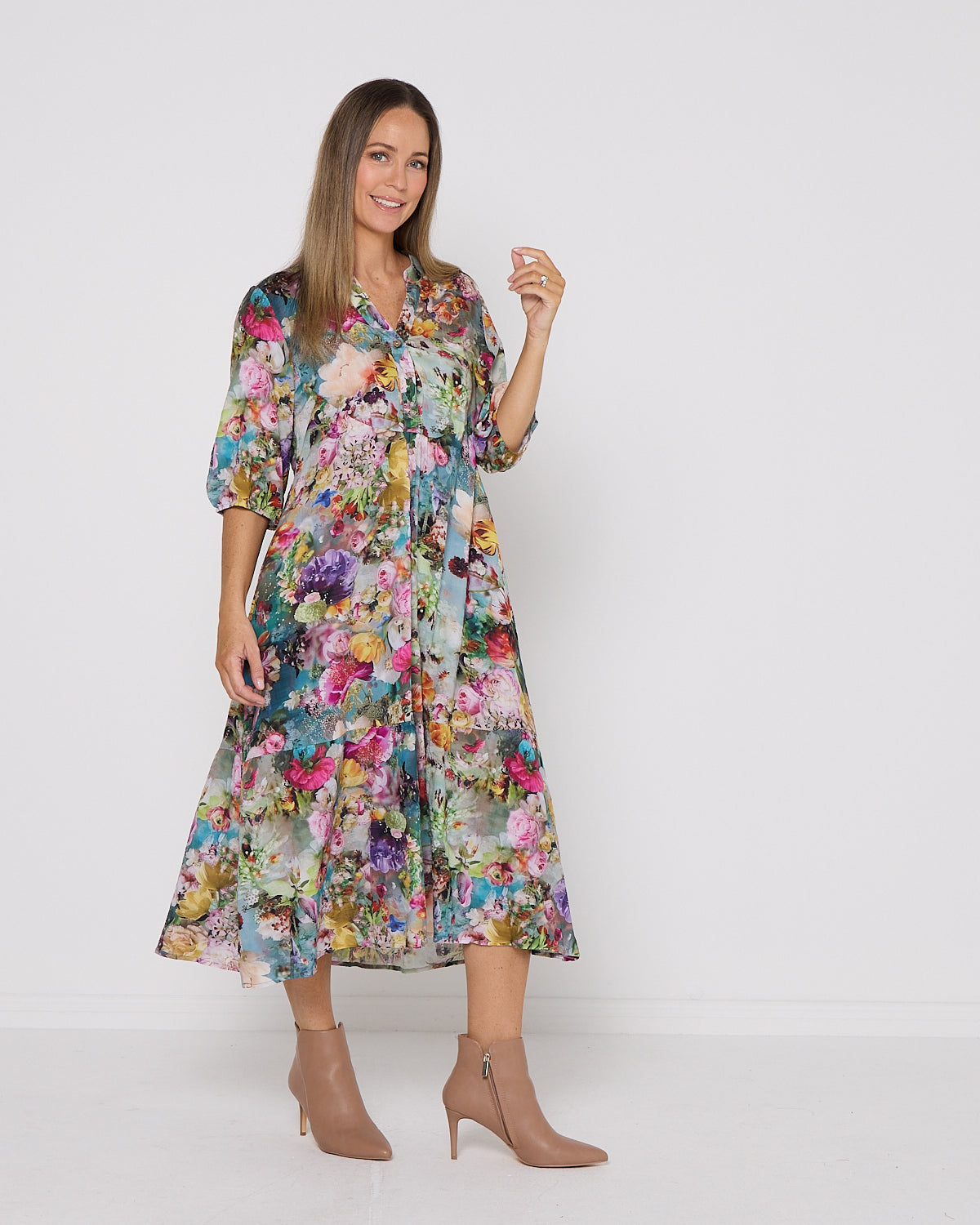 Brookhaven Dress - Multi Floral