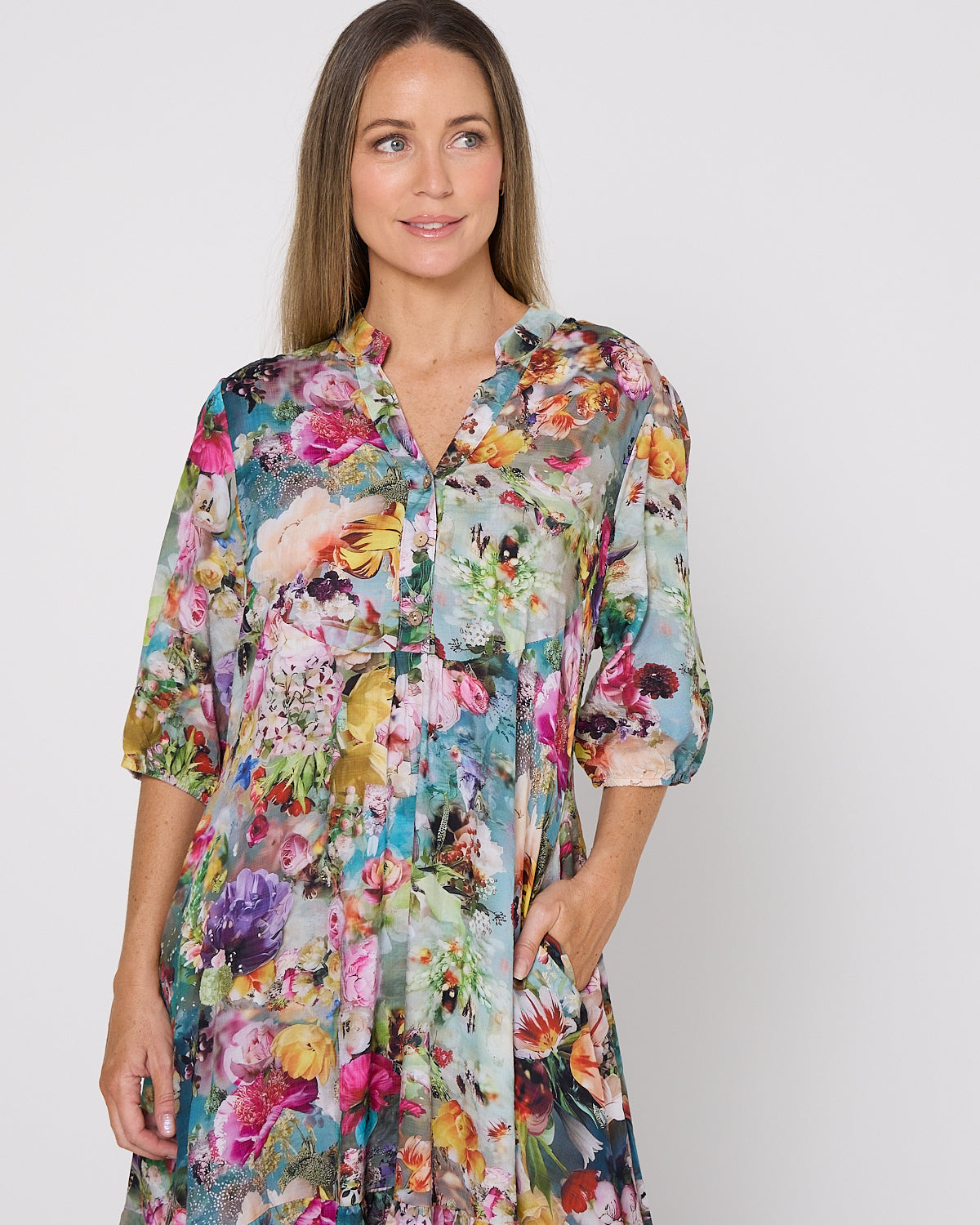 Brookhaven Dress - Multi Floral