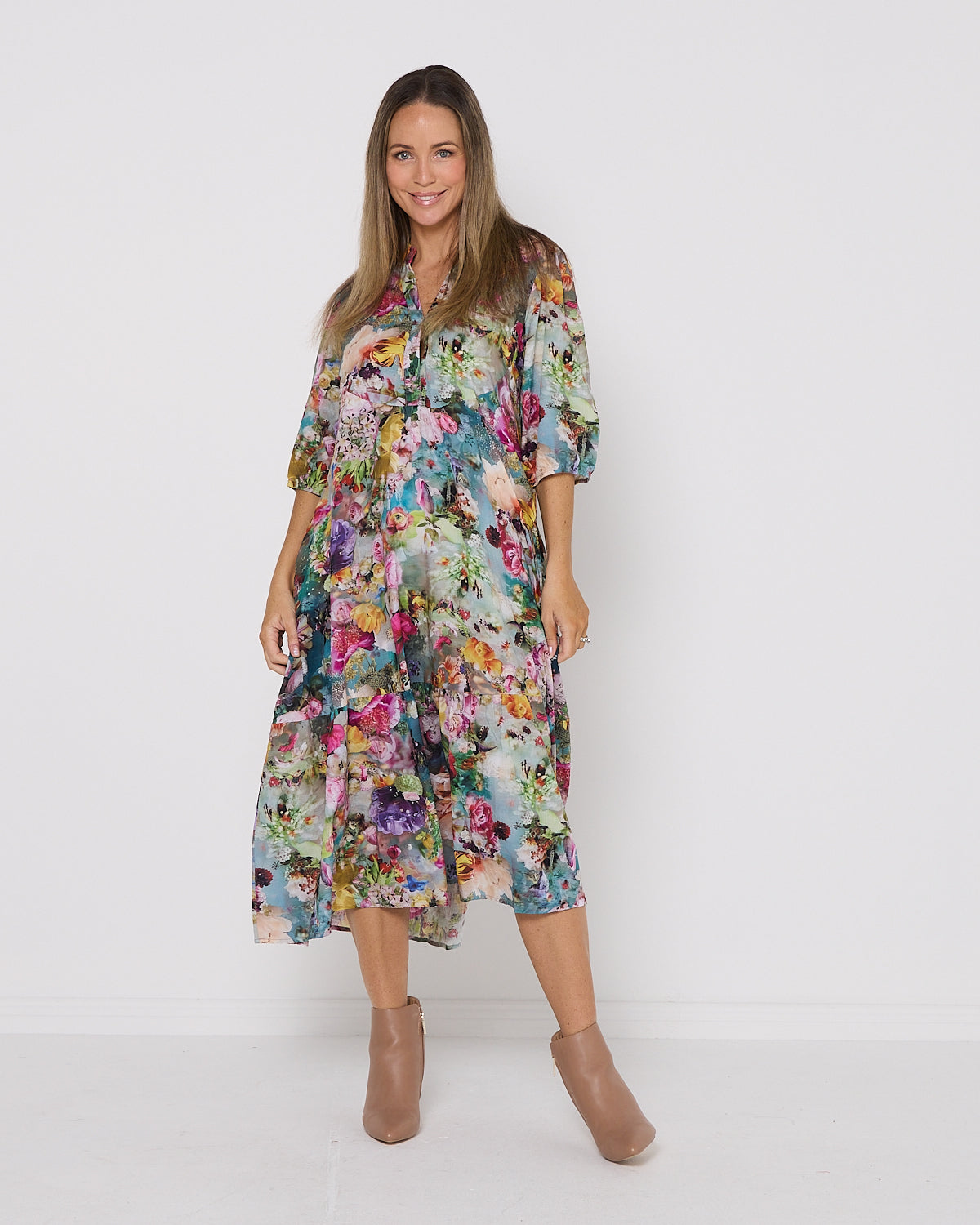 Brookhaven Dress - Multi Floral