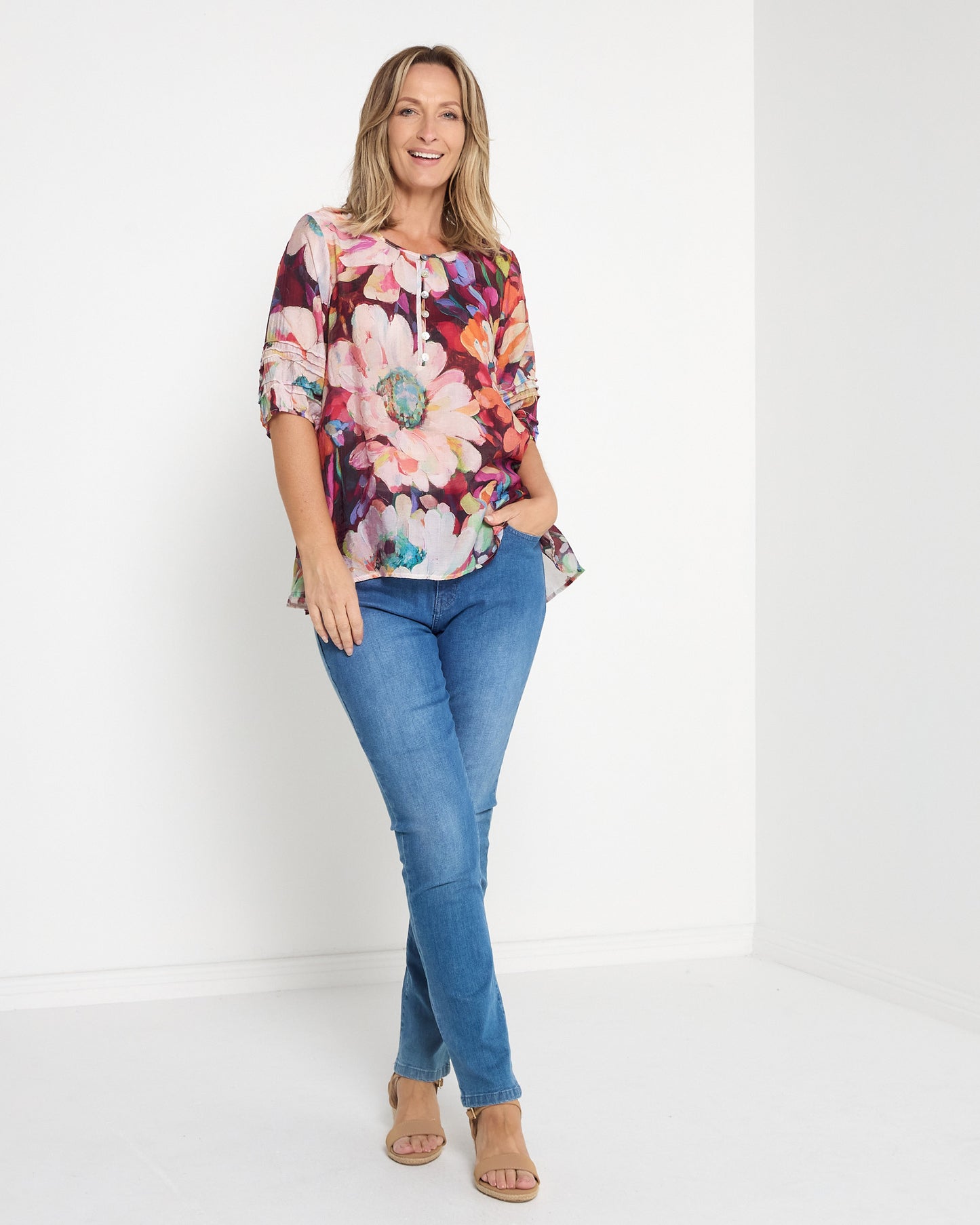 Farida Blouse - Jewel Garden