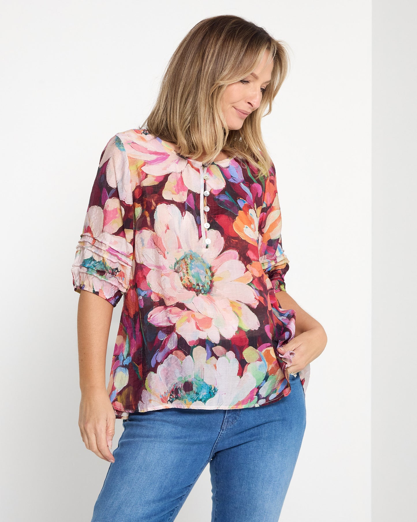 Farida Blouse - Jewel Garden