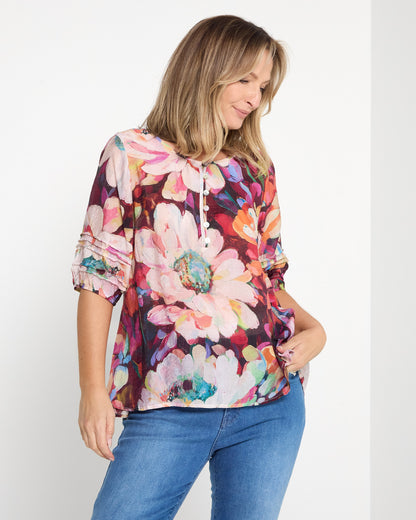Farida Blouse - Jewel Garden