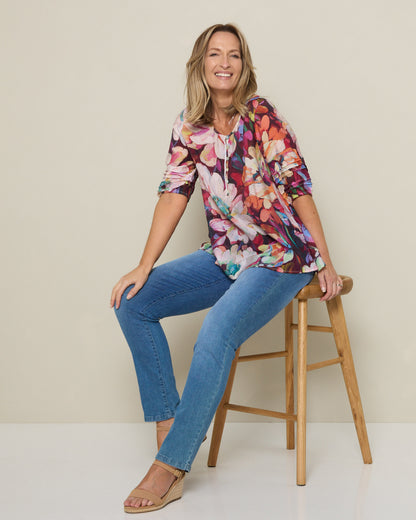 Farida Blouse - Jewel Garden