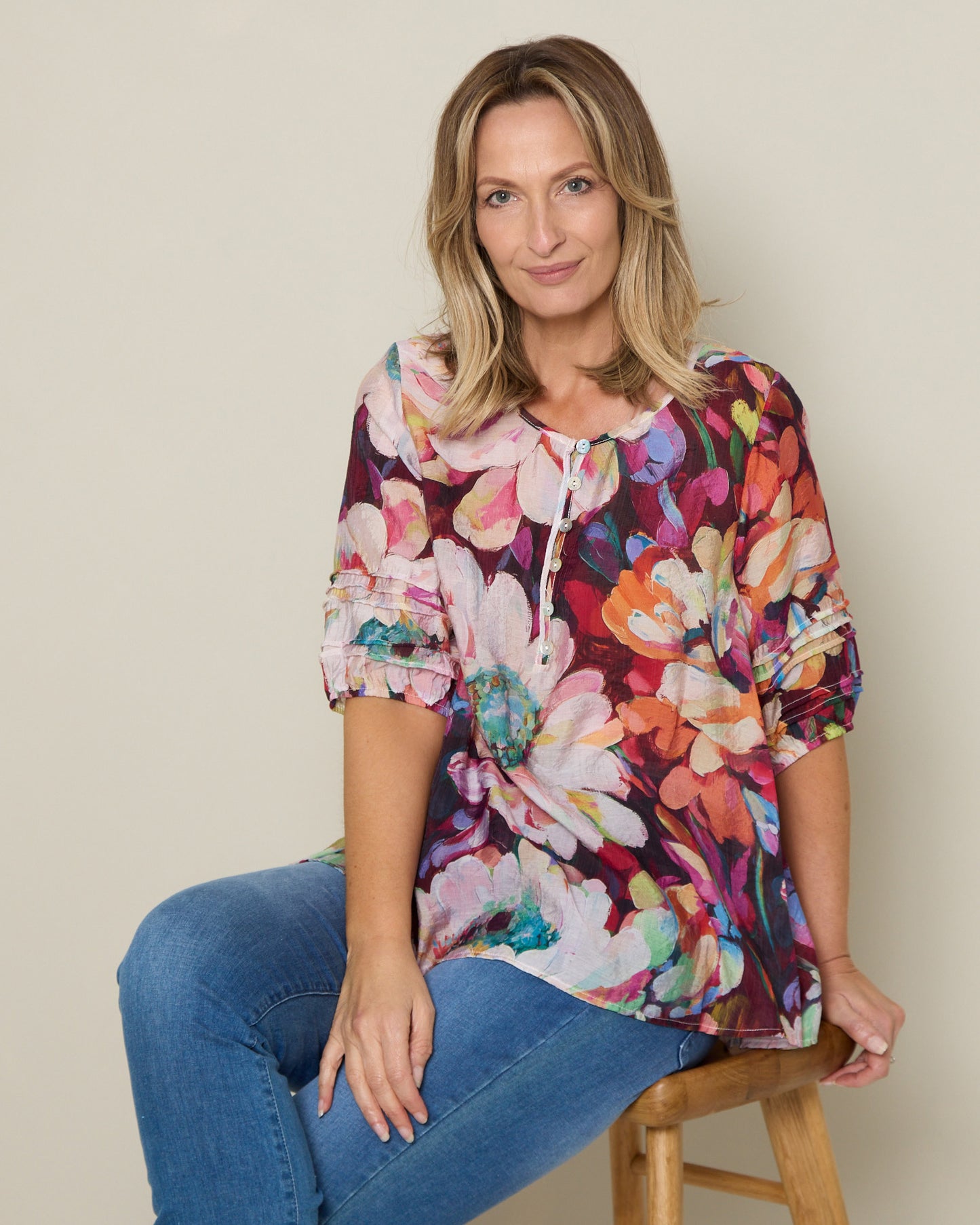 Farida Blouse - Jewel Garden
