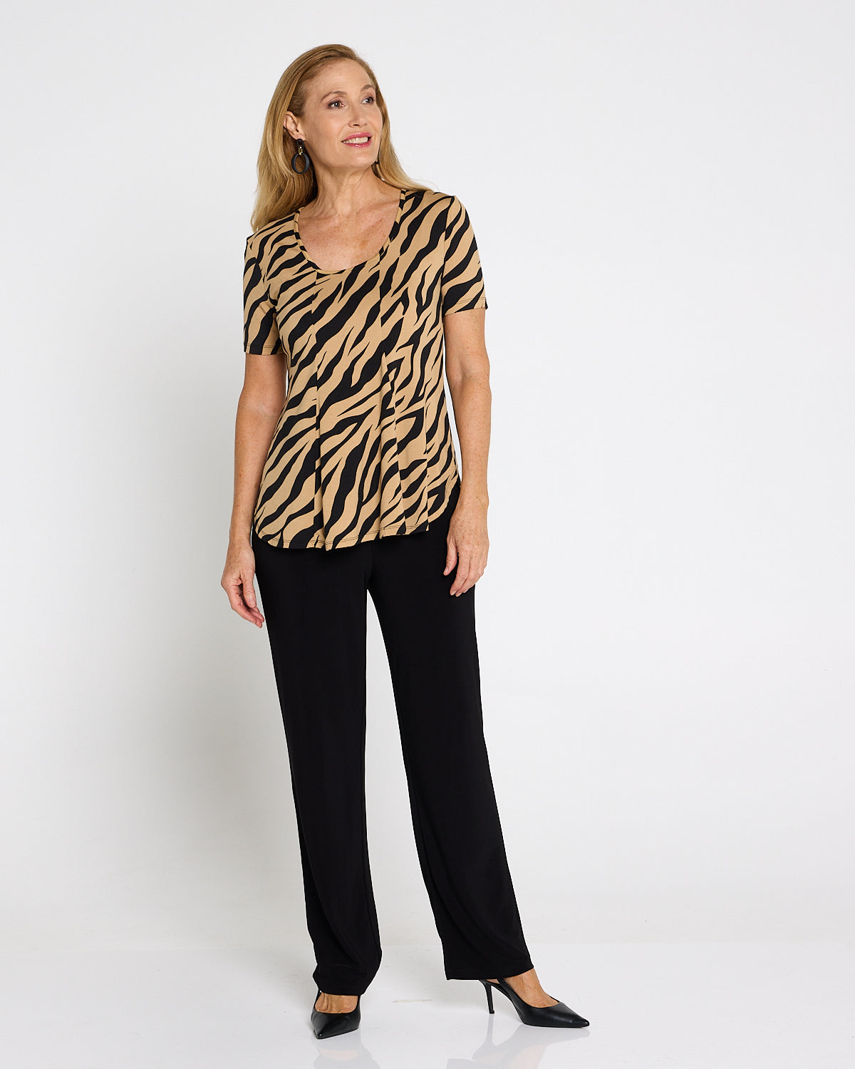 Postage Soft Top - Camel/Animal Print