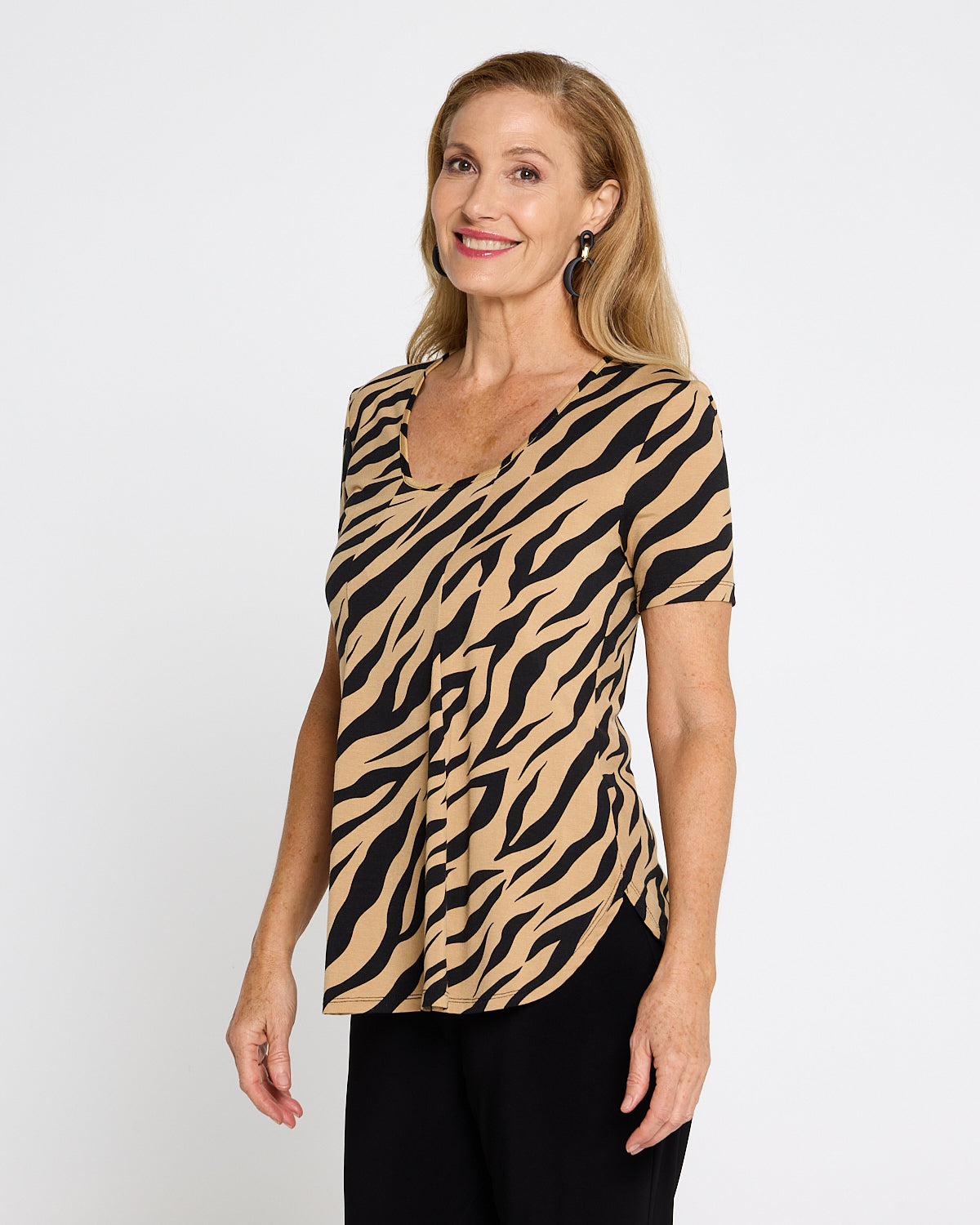 Postage Soft Top - Camel/Animal Print