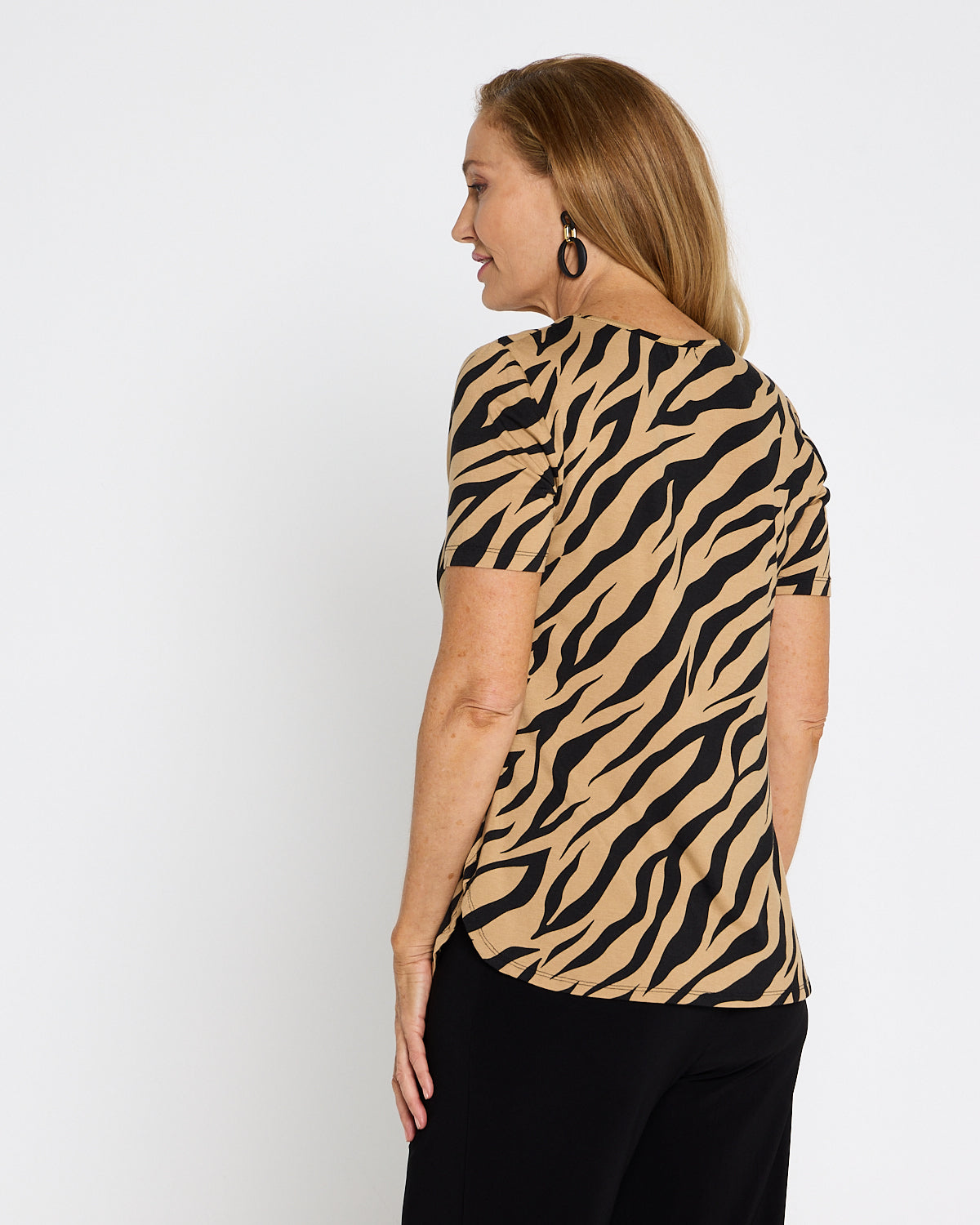 Postage Soft Top - Camel/Animal Print