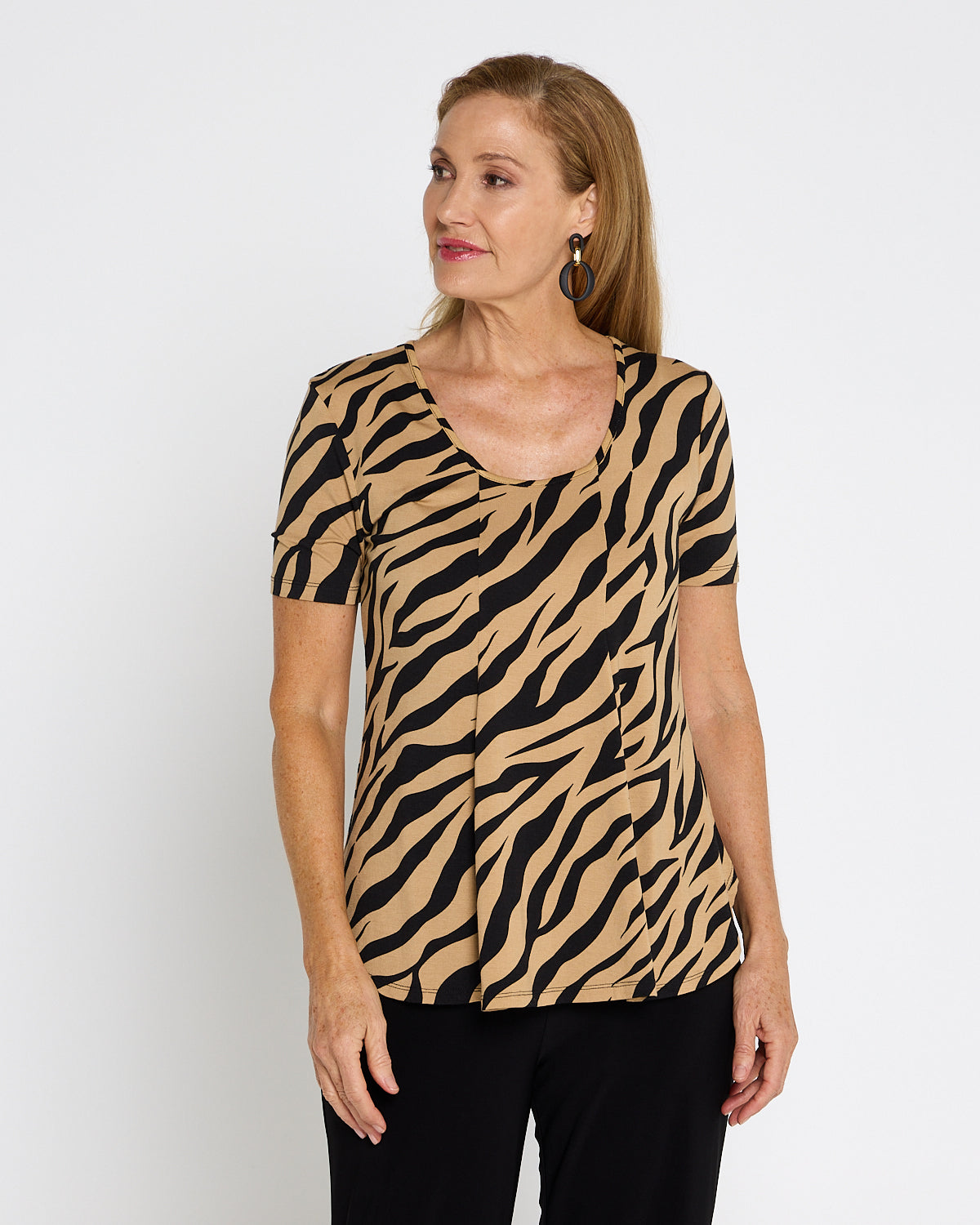 Postage Soft Top - Camel/Animal Print