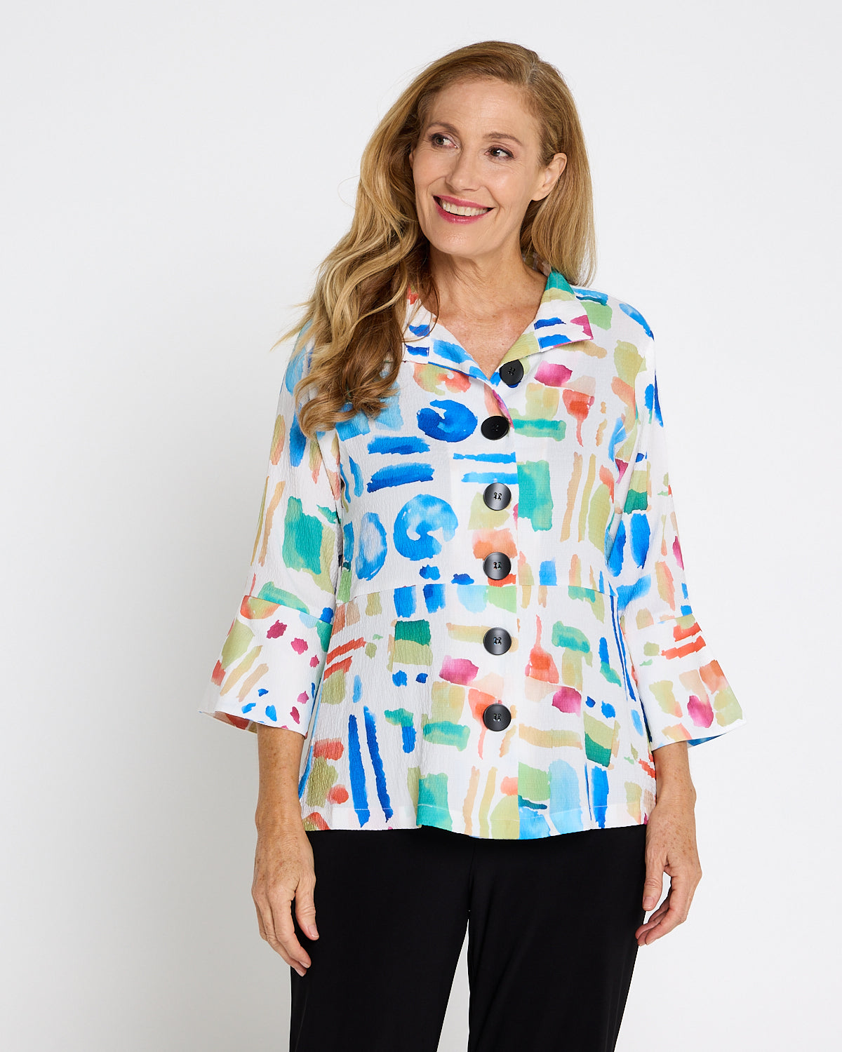 Frances Core Shirt - Watercolour Spot