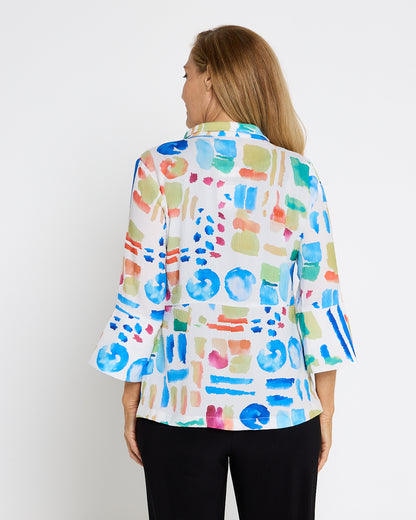 Frances Core Shirt - Watercolour Spot