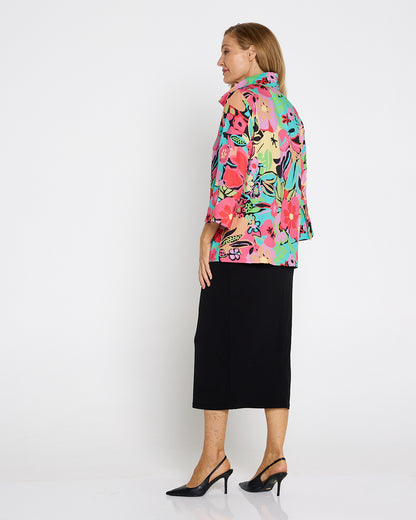 Summer Brights 3/4 Shirt - Pink