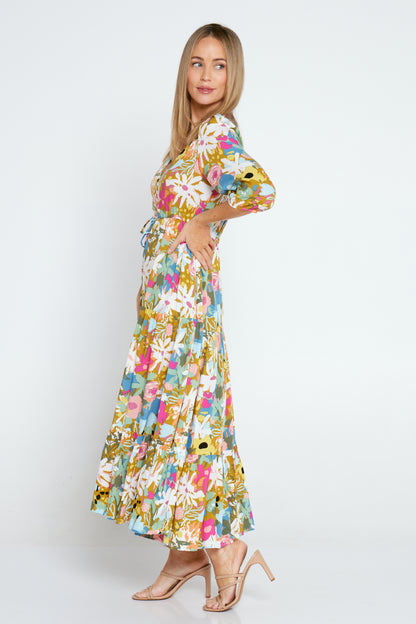 Freesia Dress - Multi Floral
