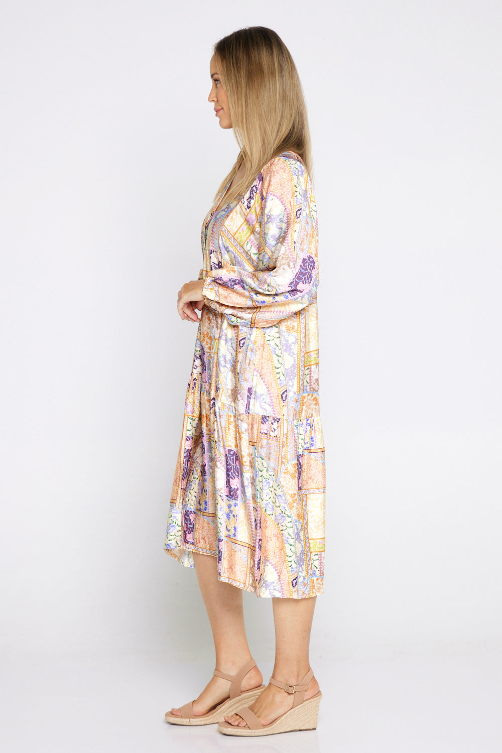 Carissa Dress - Dawn Floral Patchwork