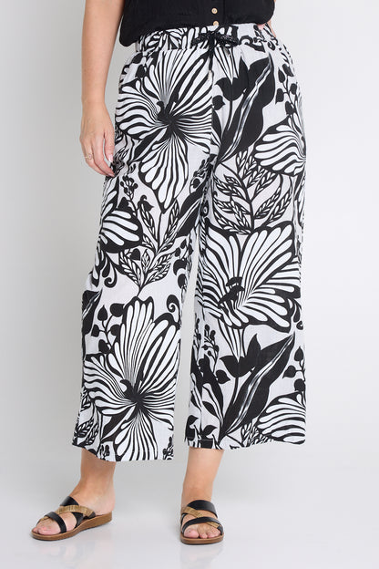 Lori Pants - Monochrome Botanica