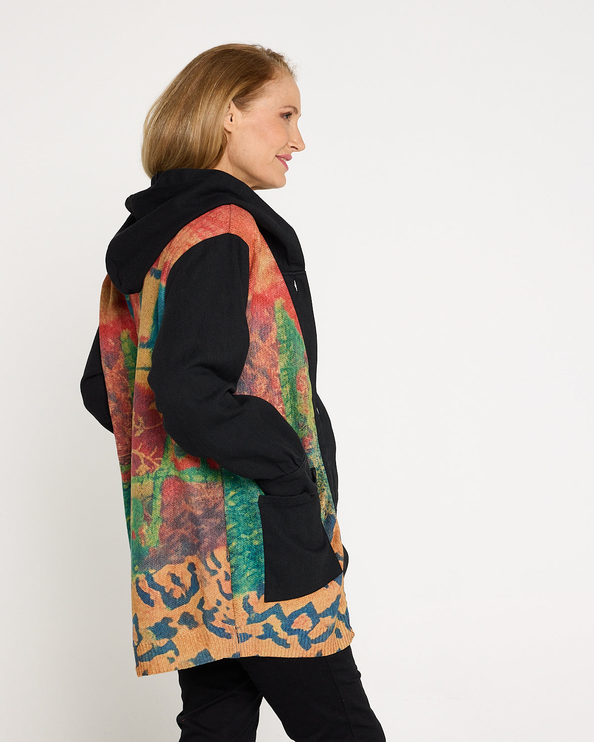 Ari Chenille Knit & Canvas Jacket - Bloomscape