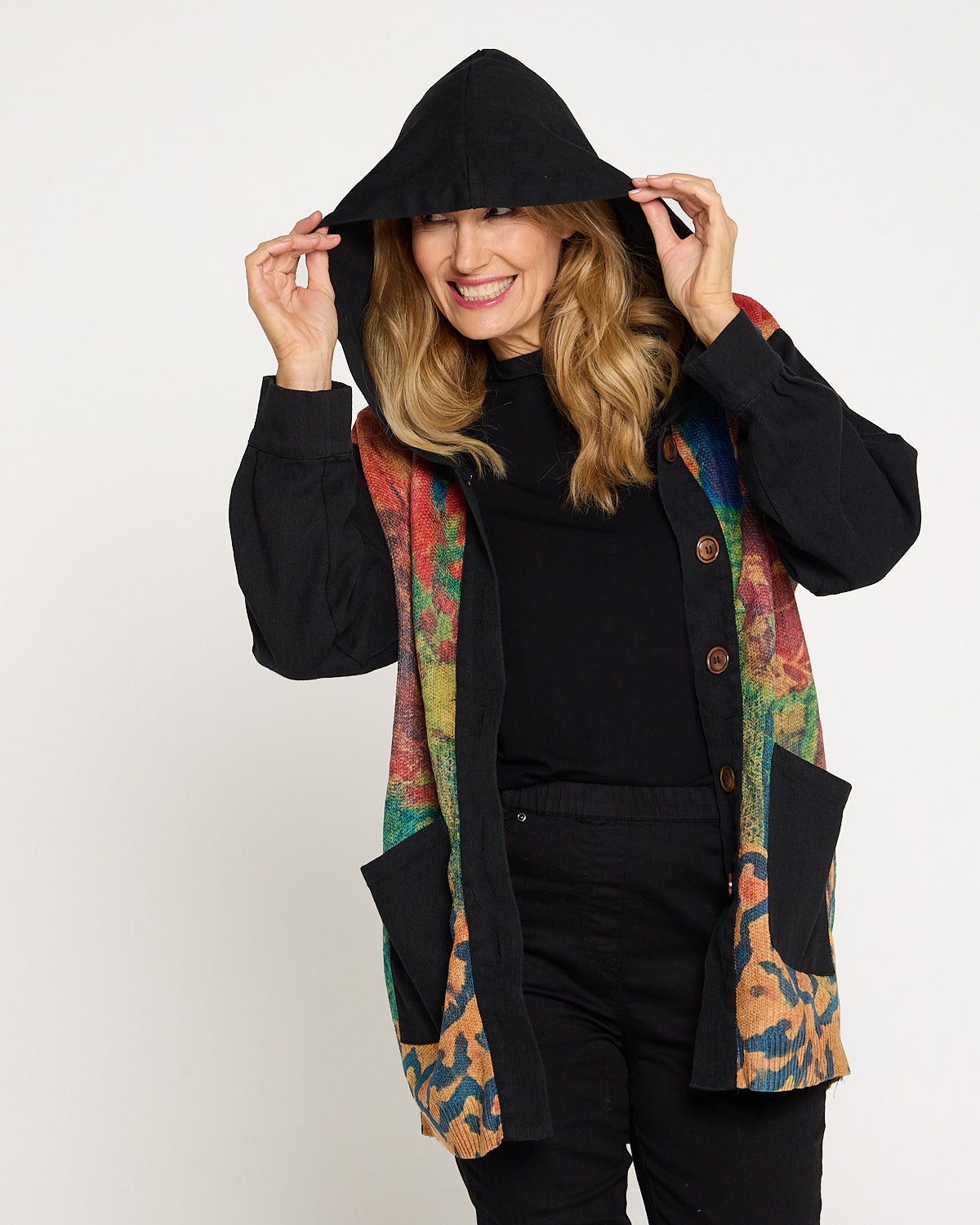 Ari Chenille Knit & Canvas Jacket - Bloomscape