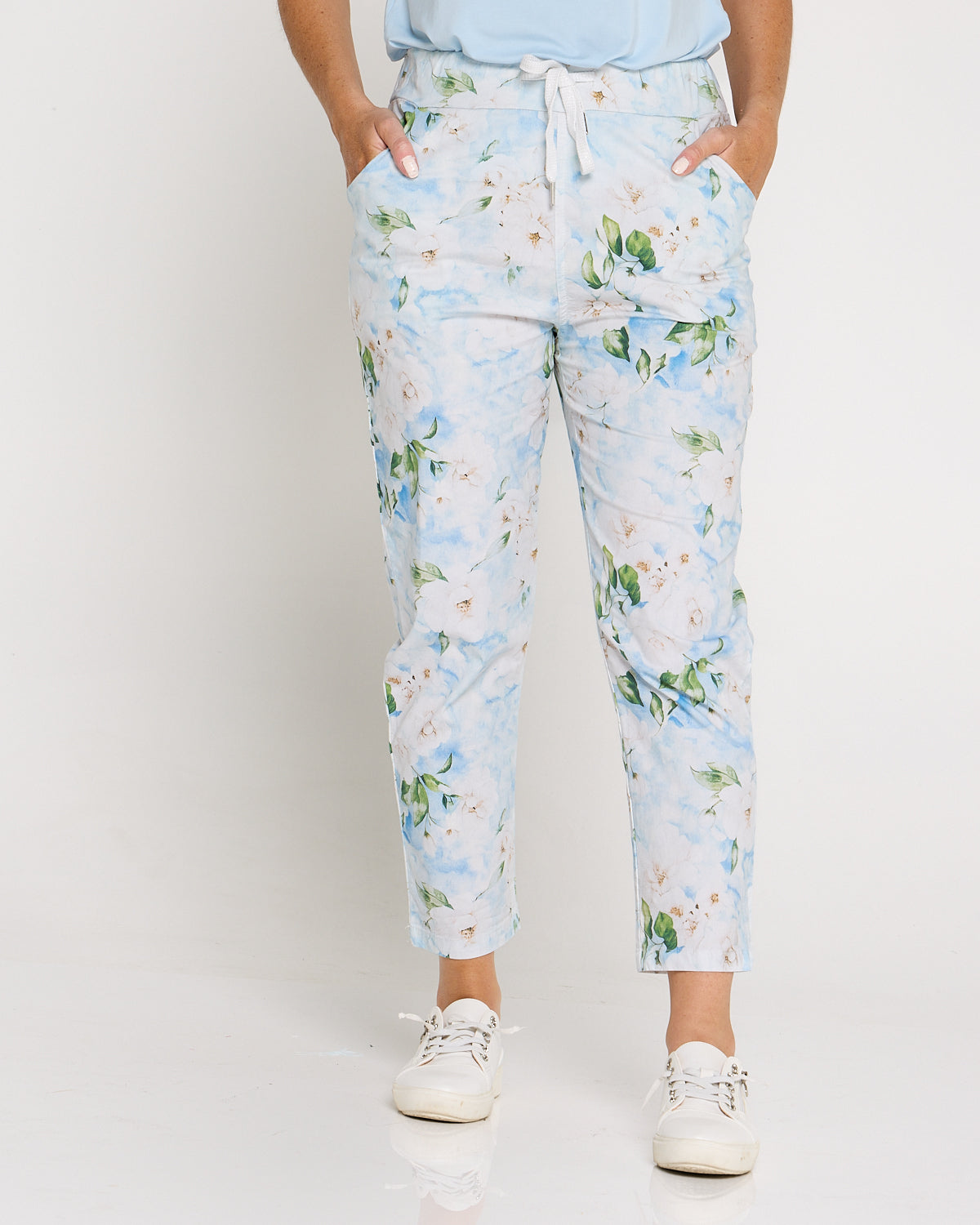 Shari Pants - Blue Floral