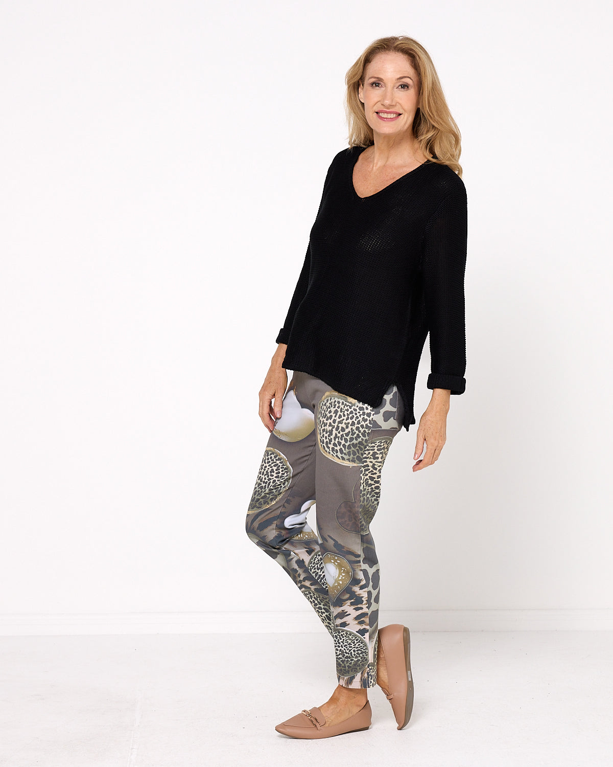 Emmy Cotton Knit Jumper - Black