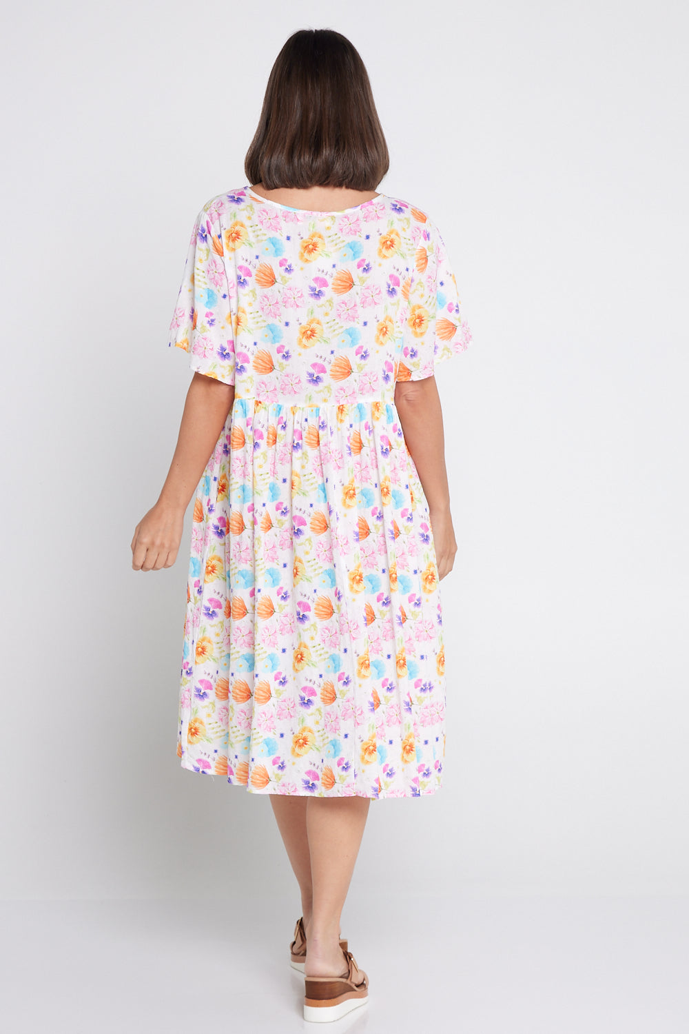 Avery Cotton Dress - Spring Wildflowers