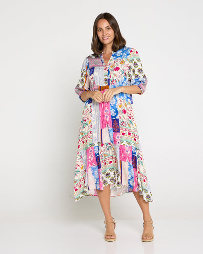 Brookhaven Dress - Jacobean Patchwork