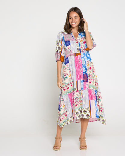 Brookhaven Dress - Jacobean Patchwork