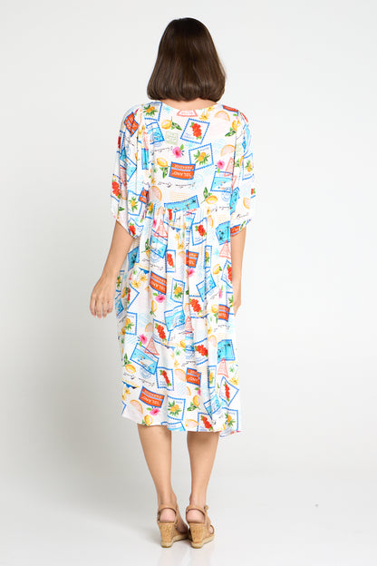 Shannon Dress - Bon Voyage Print