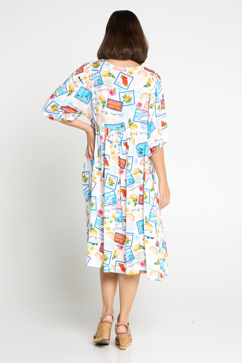Shannon Dress - Bon Voyage Print