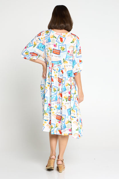Shannon Dress - Bon Voyage Print