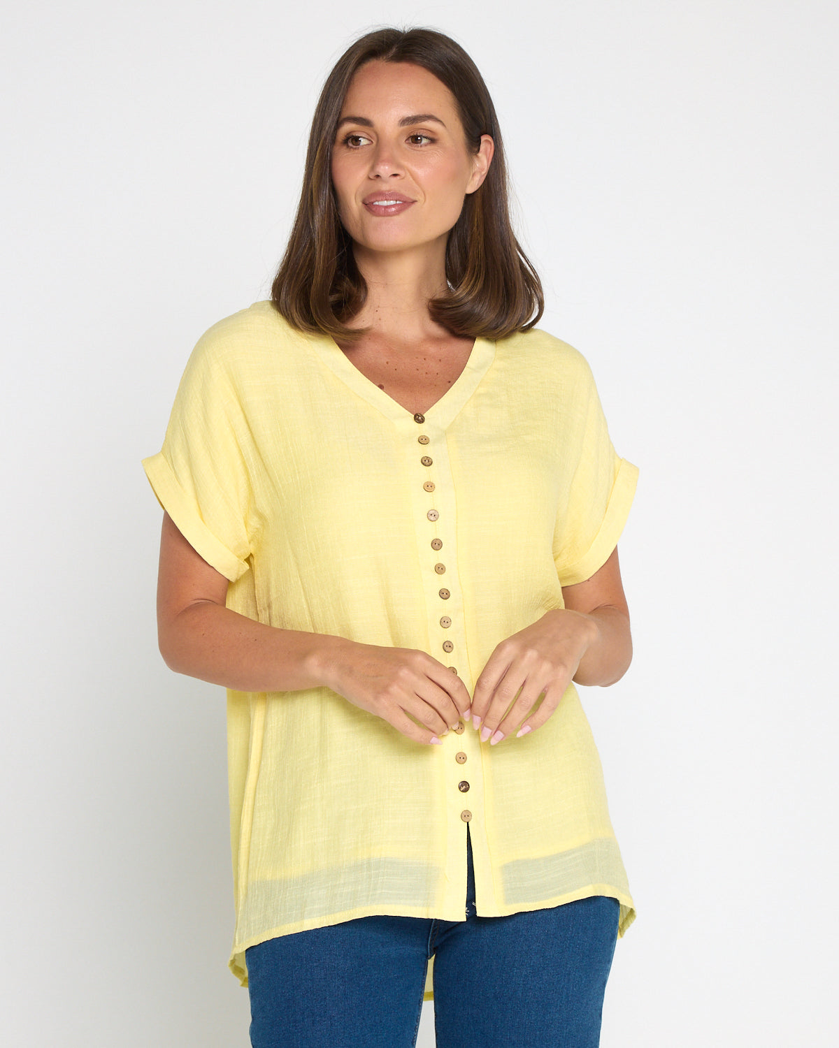 Gemma Top - Butter Yellow