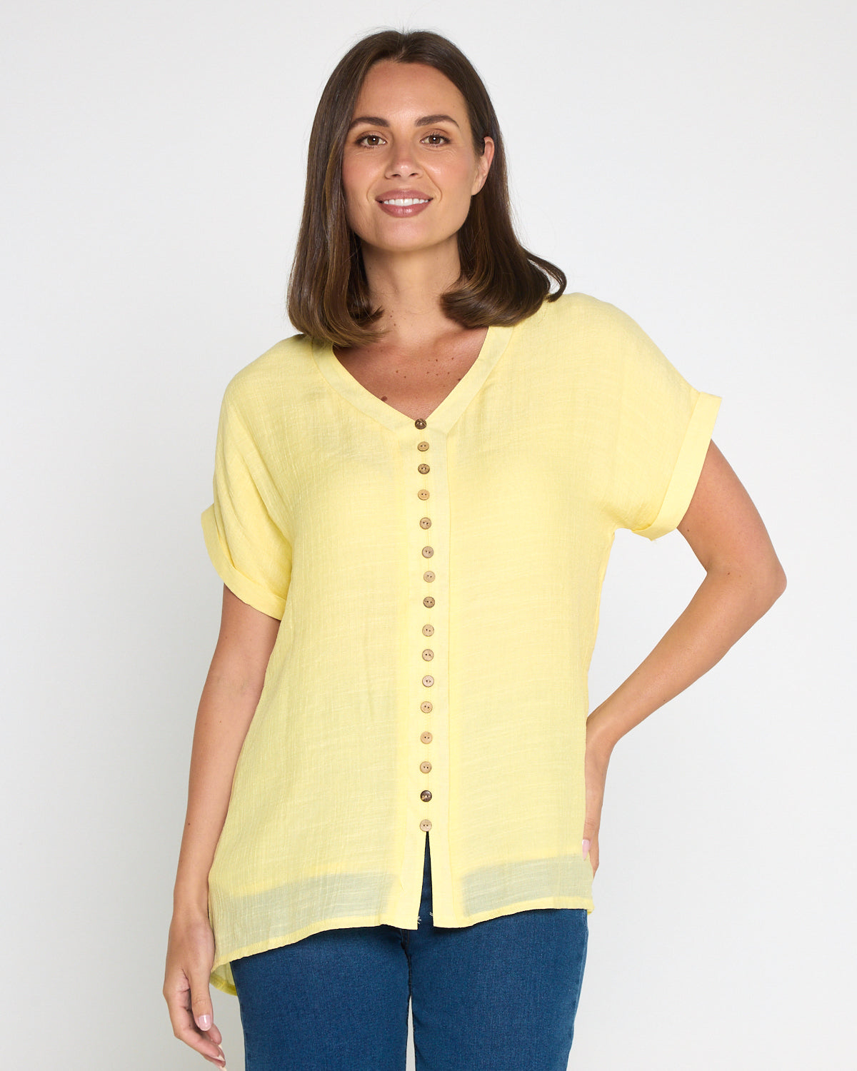 Gemma Top - Butter Yellow