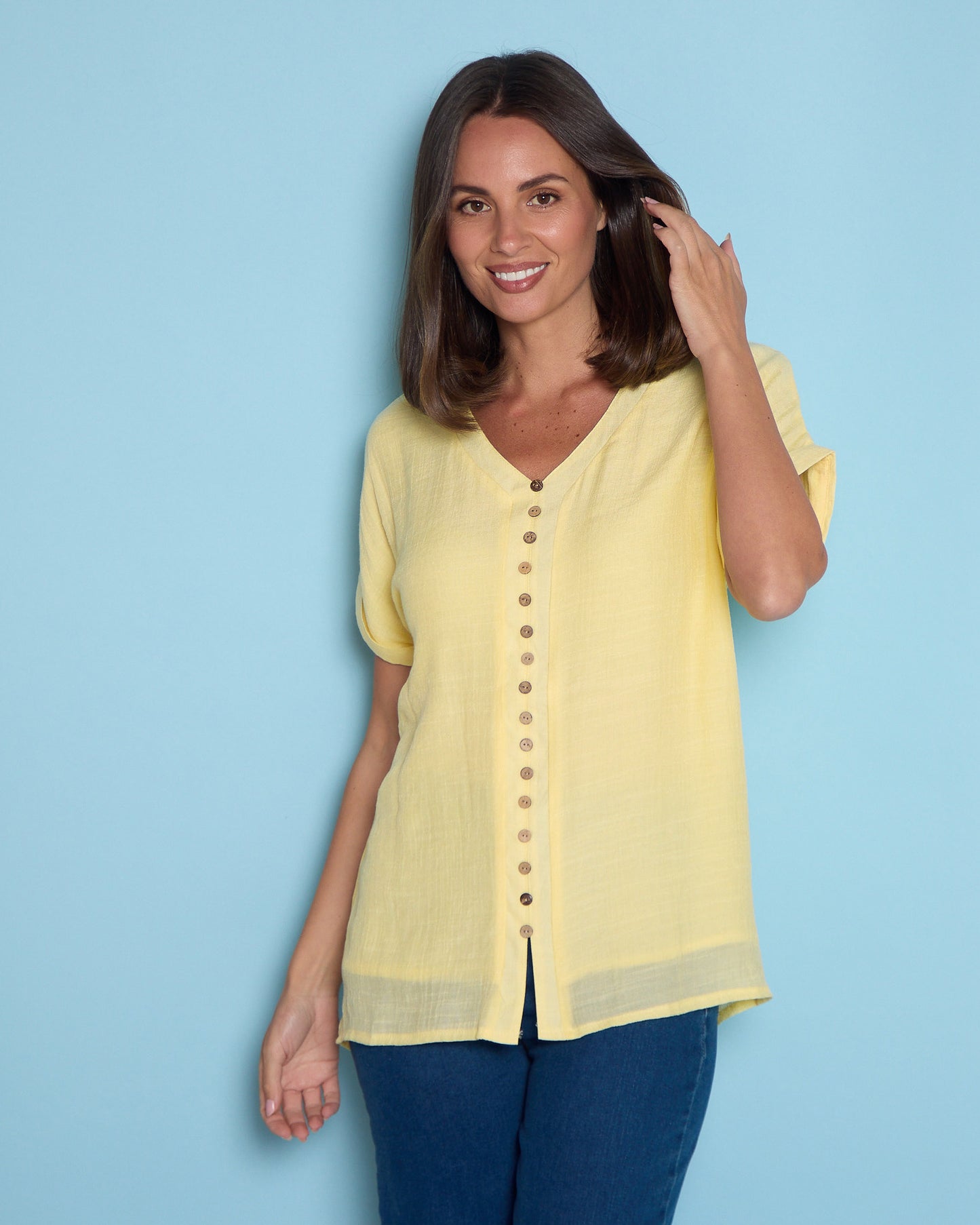 Gemma Top - Butter Yellow