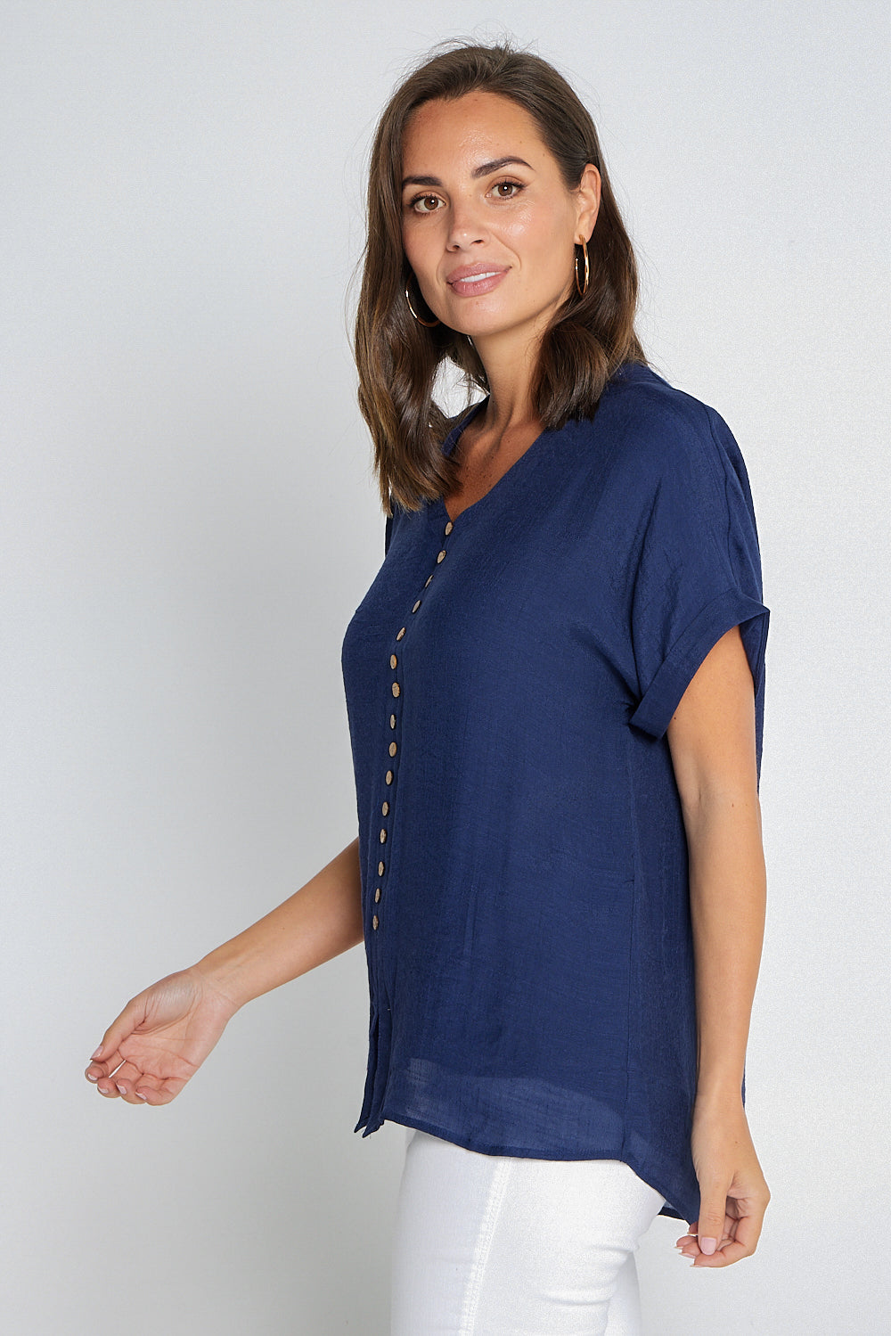 Gemma Top - Navy