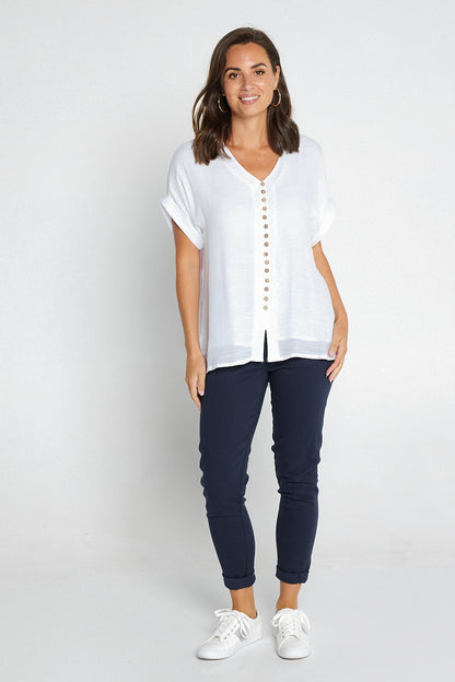 Gemma Top - White