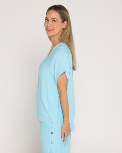 Gemma Top - Baby Blue