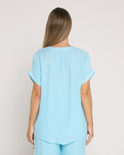 Gemma Top - Baby Blue