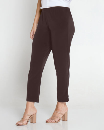 Gianna Pants Petite - Chocolate