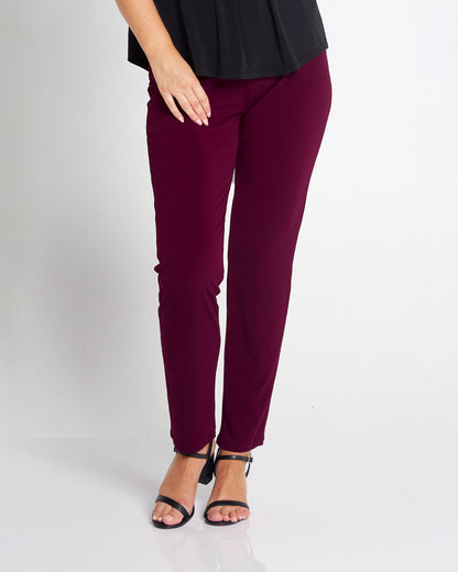 Gianna Pants - Burgundy