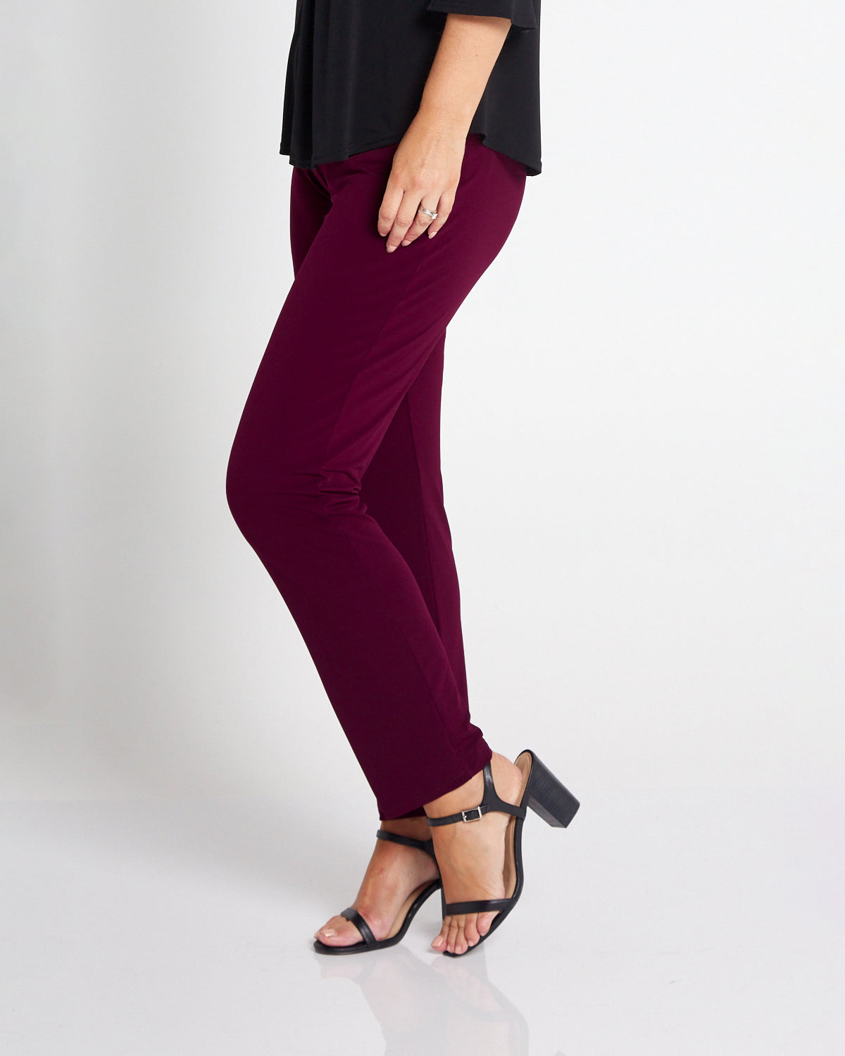 Gianna Pants - Burgundy