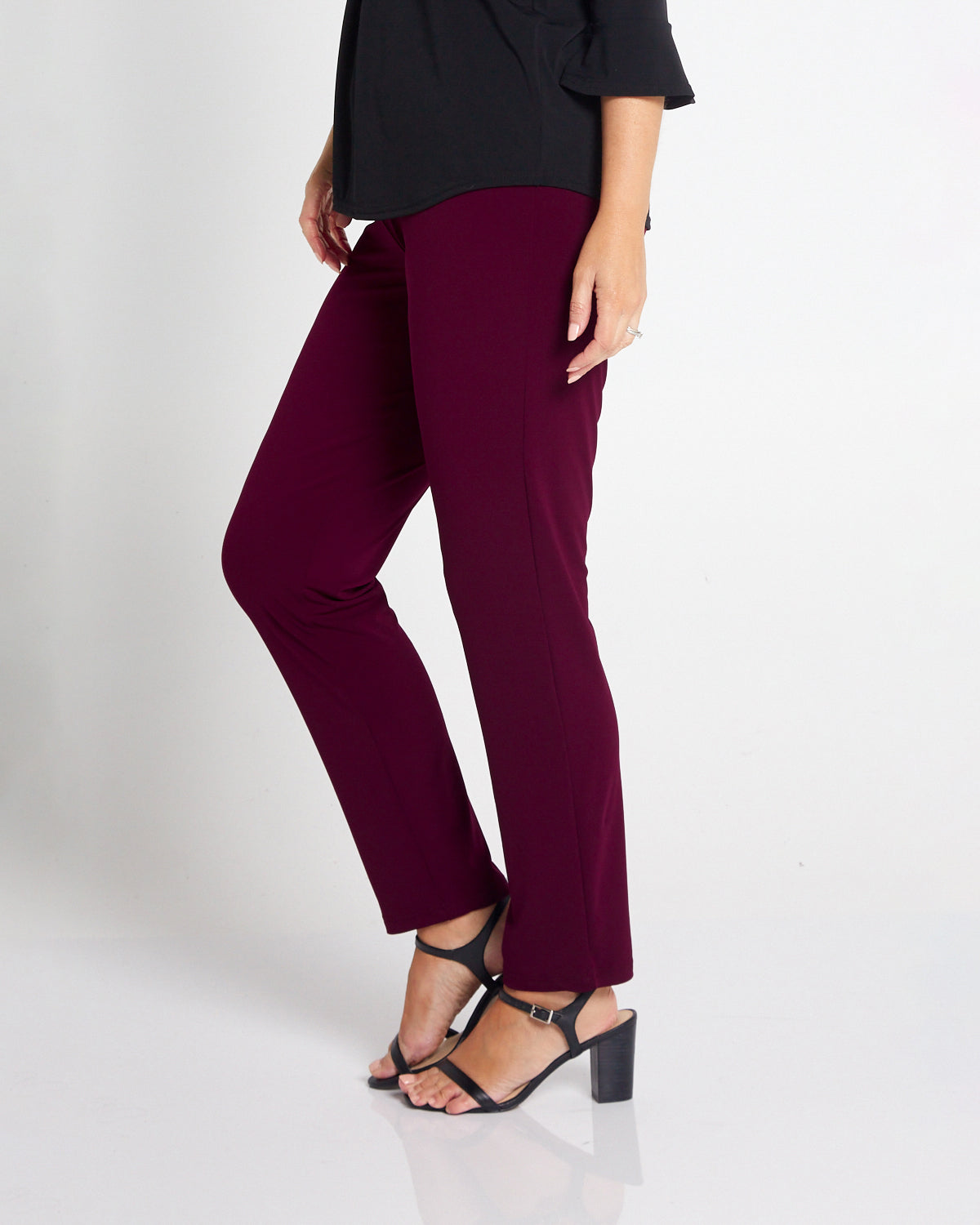 Gianna Pants - Burgundy