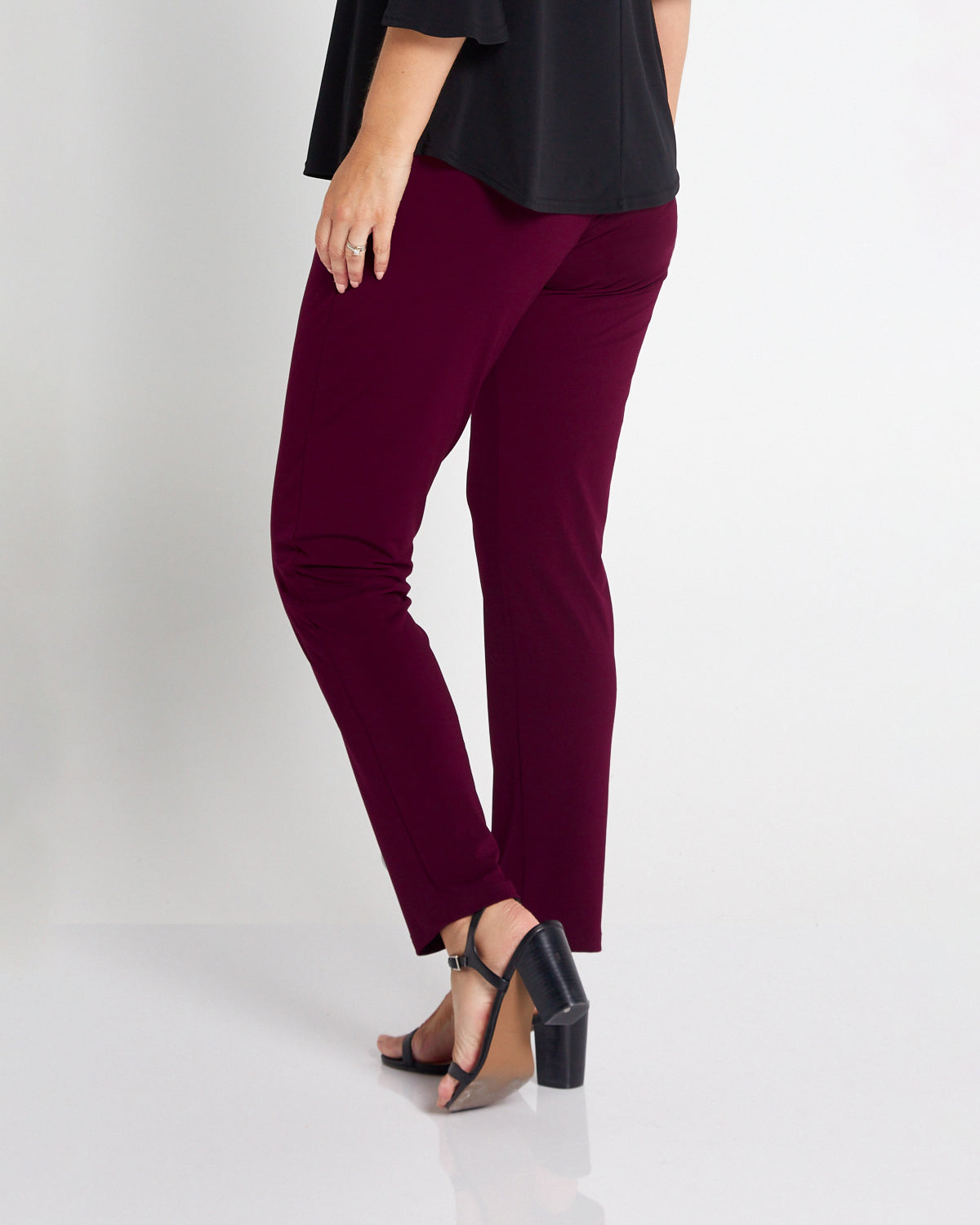 Gianna Pants - Burgundy