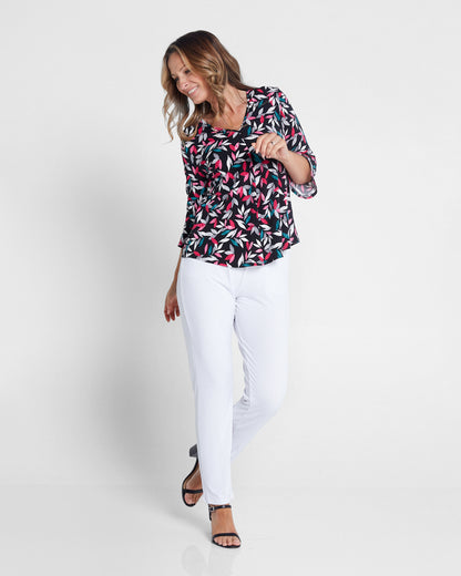 Gianna Pants - Cool White