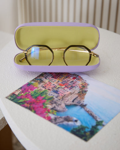 Glasses Case & Cloth - Lilac/Manarola