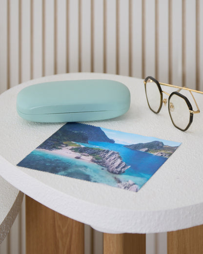 Glasses Case & Cloth - Mint/El Nido Coast