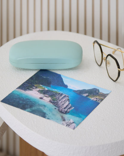 Glasses Case & Cloth - Mint/El Nido Coast