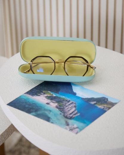 Glasses Case & Cloth - Mint/El Nido Coast
